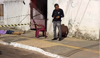 Homem é assassinado a tiros em frente a condomínio no bairro Maranhenses, em Canaã dos Carajás